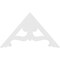 Ekena Millwork Pitch Cornelia Architectural Grade PVC Gable Pediment, 60"W x 35"H x 1"P (14/12) GPP060X035X100CRN - alternate 2